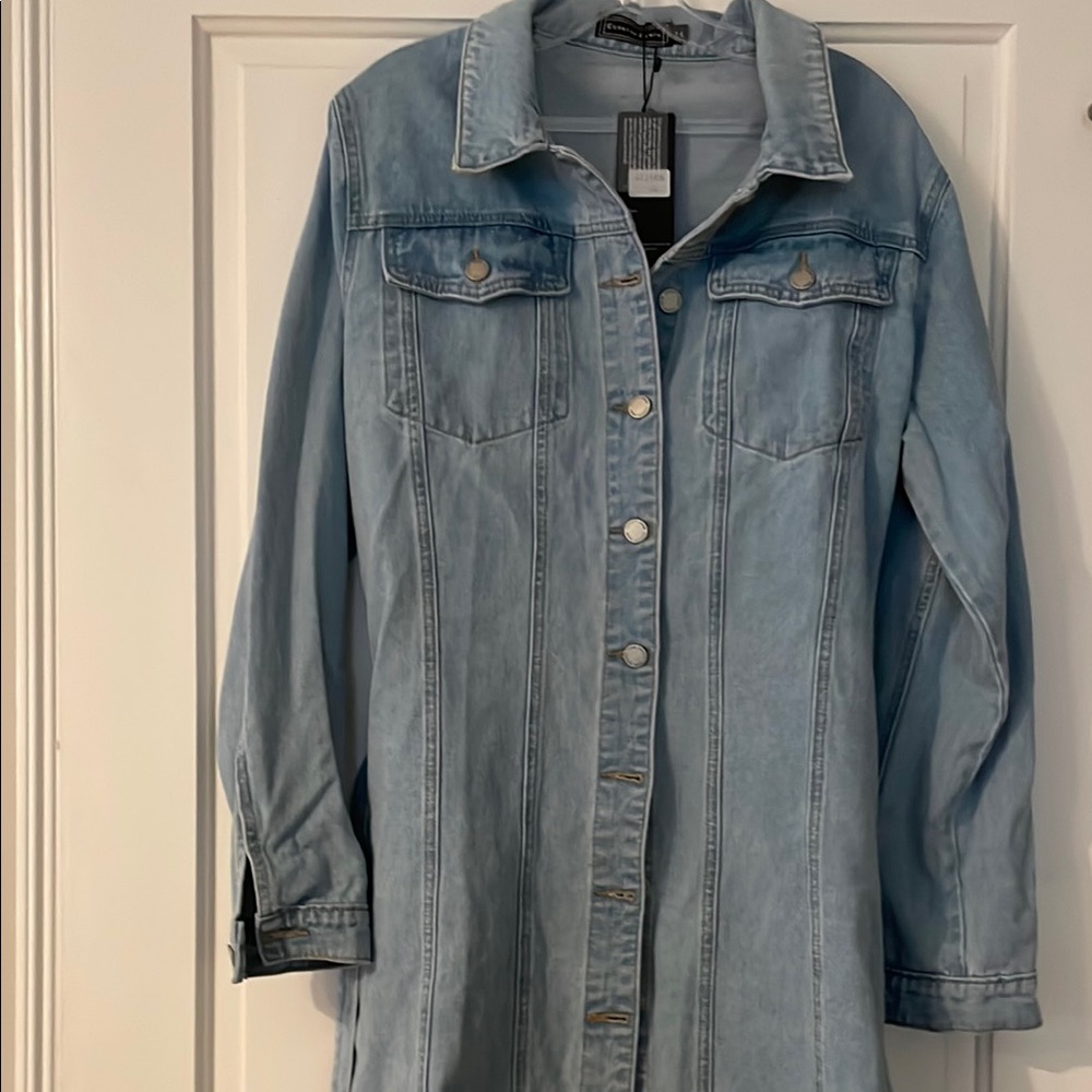 Country Denim Australia Denim Trench Long Jacket/Dress